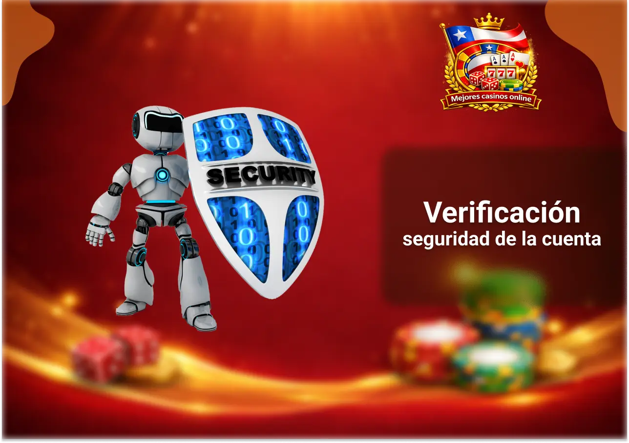 Verificación de cuenta en LuckyStar Chile con sistema de seguridad y protección de datos